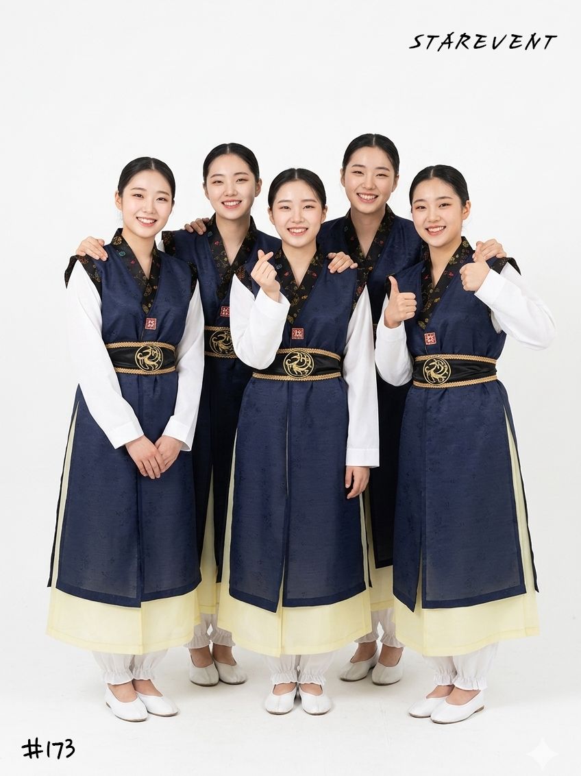 난타173(쾌자,허리띠만) 착용
