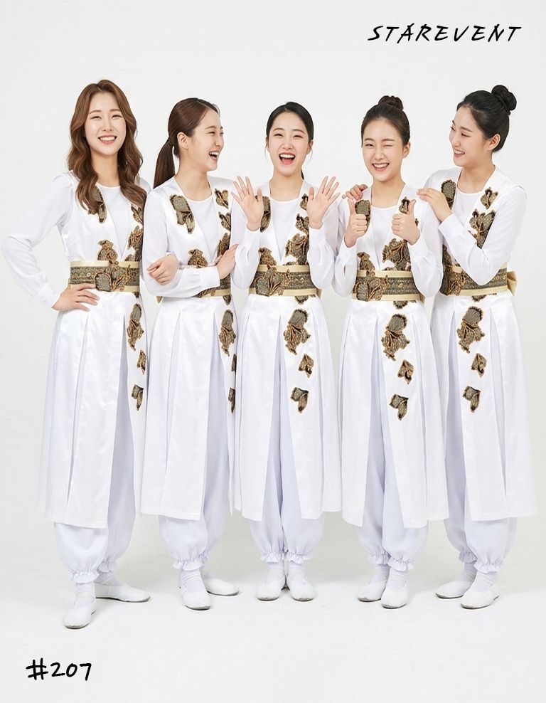 난타207(쾌자,허리띠만) 착용
