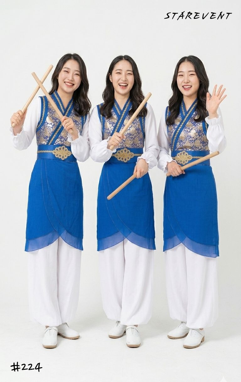 난타224(쾌자,허리띠만) 착용