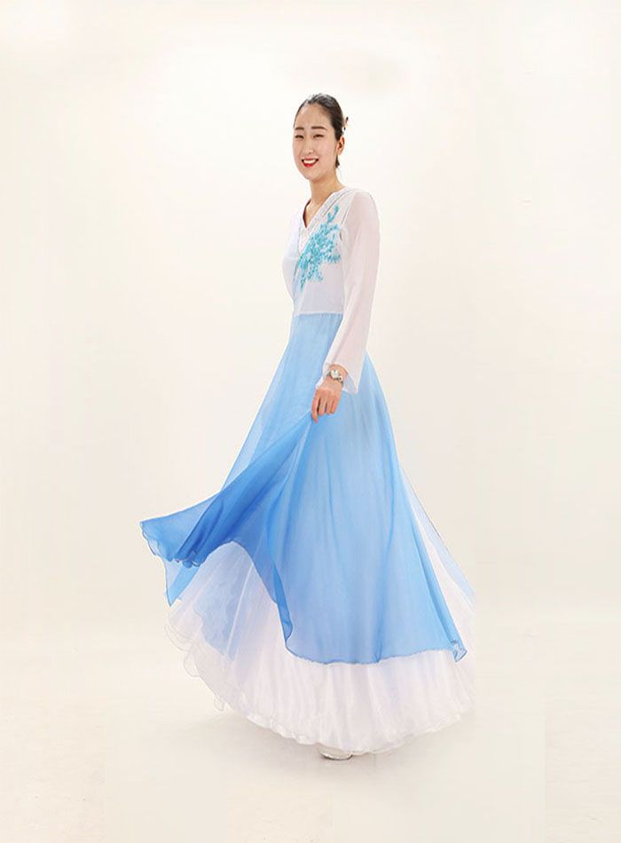 푸른바다워십복(난타원피스별도) 상세 1