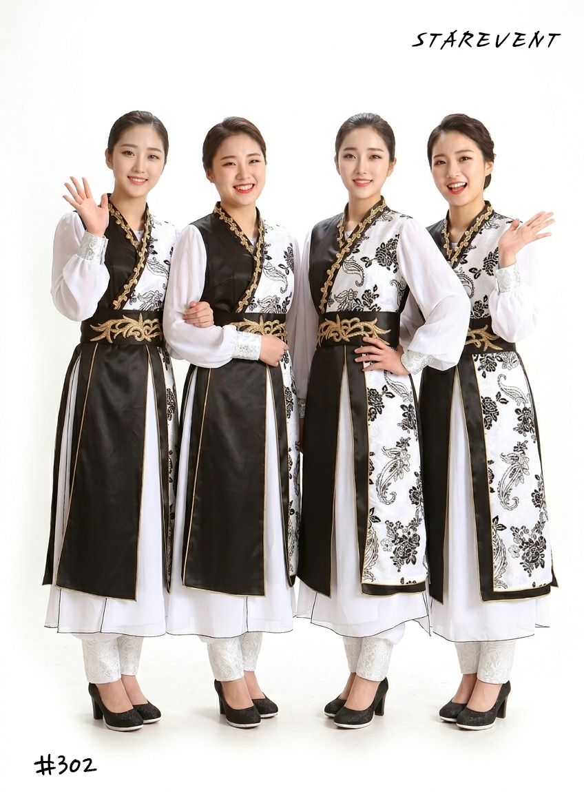난타302(쾌자,허리띠만) 착용