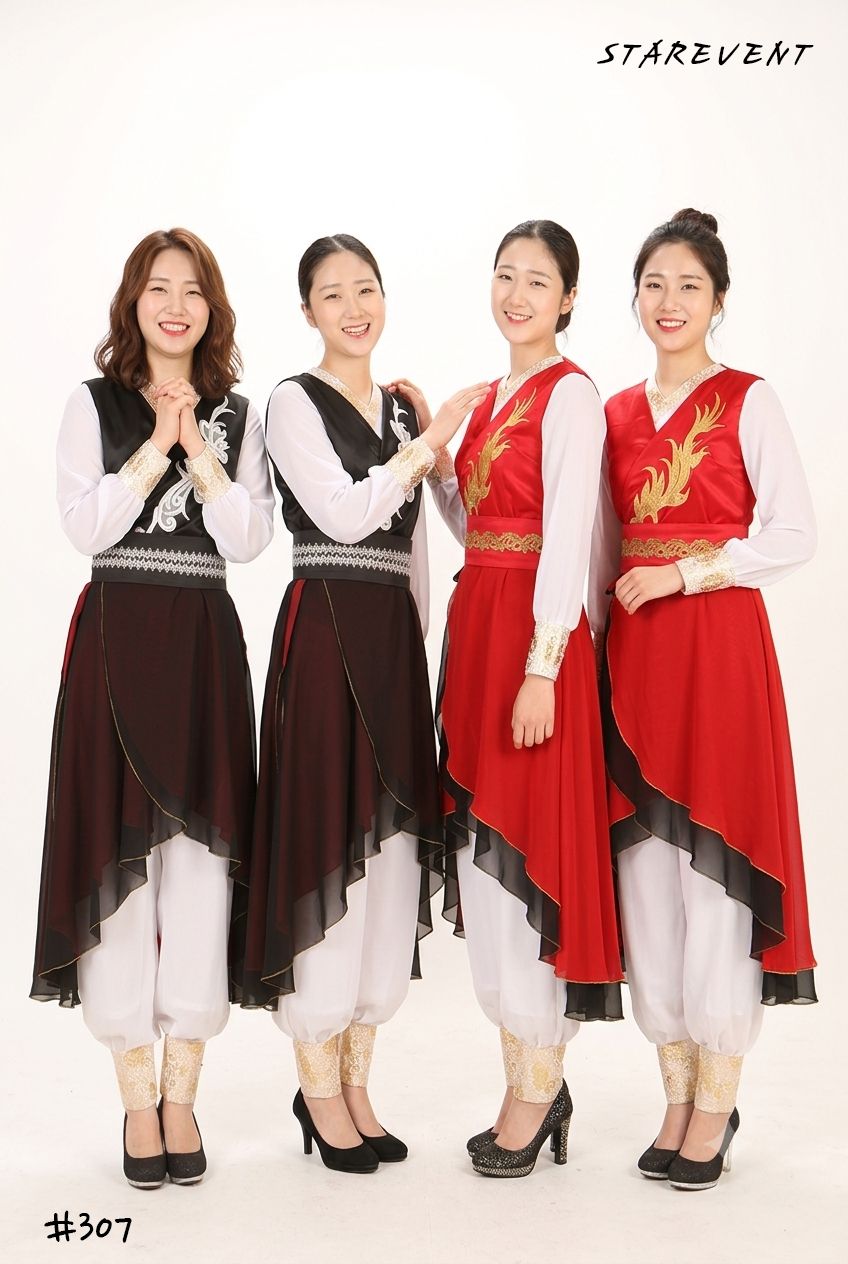 난타쉬폰쾌자307(양면쾌자.허리띠만) 착용