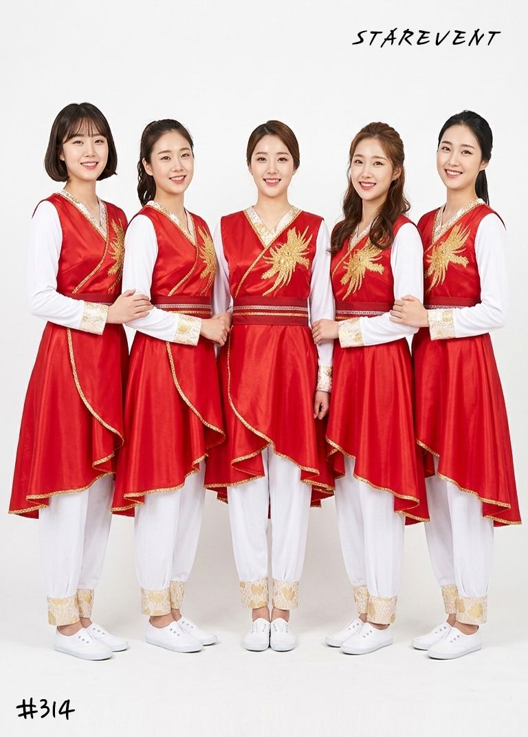 난타314(쾌자,허리띠만) 착용