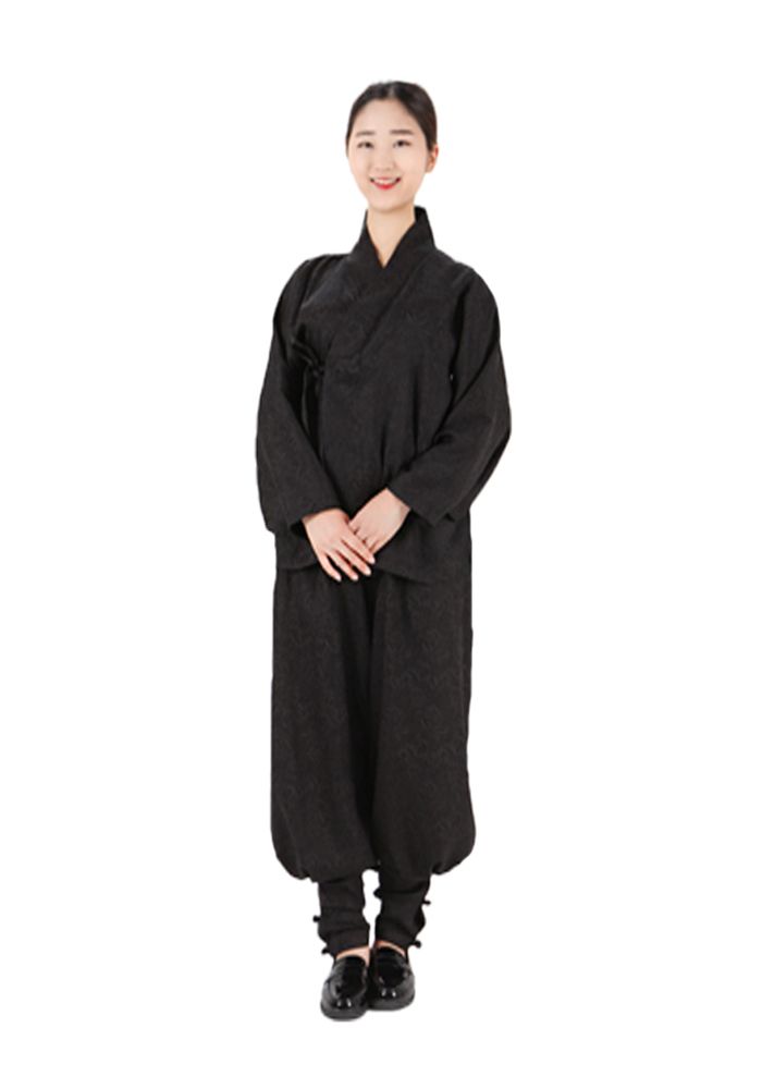 자가드민복블랙 착용