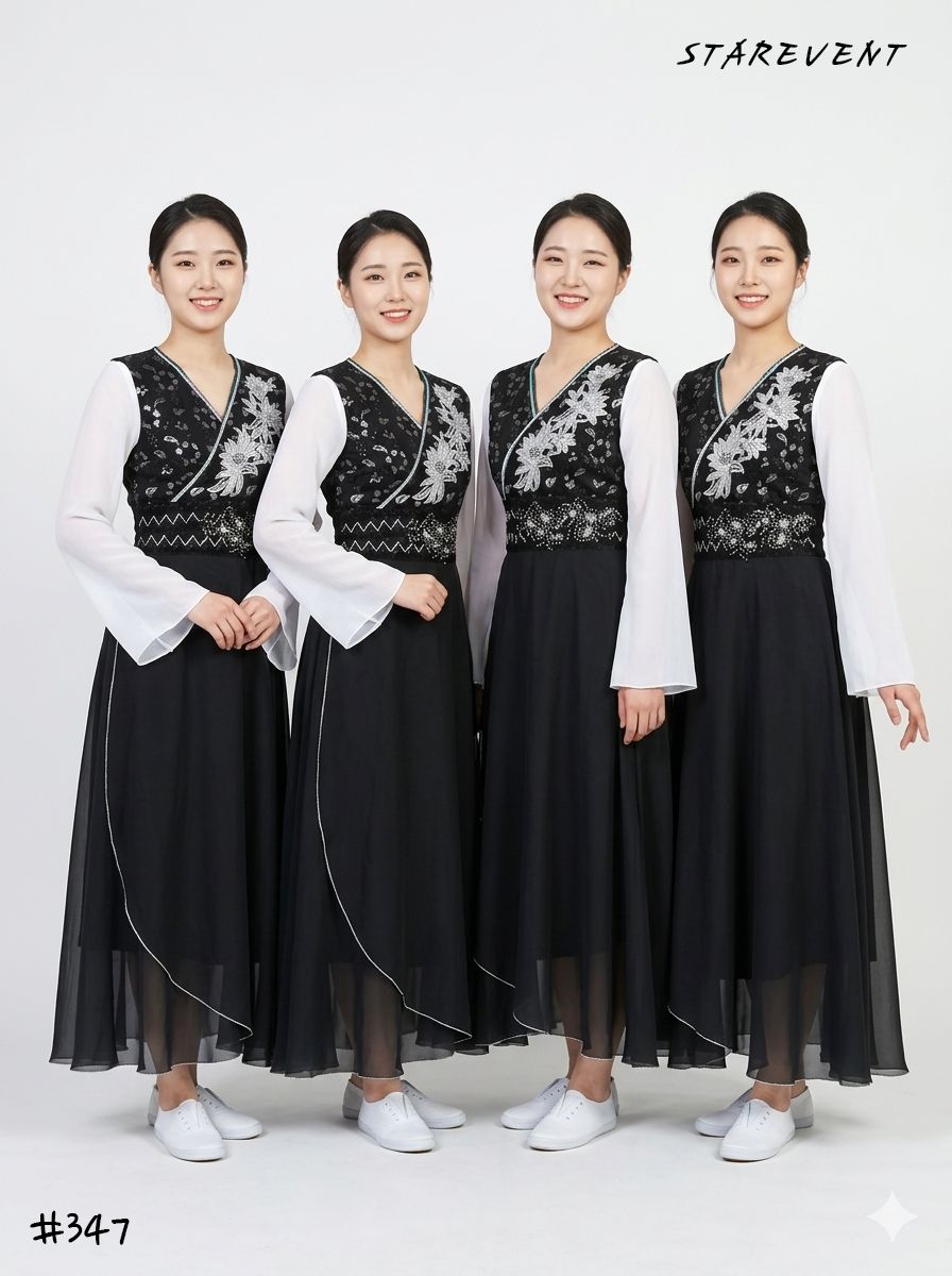 난타347(쾌자,허리띠만) 착용