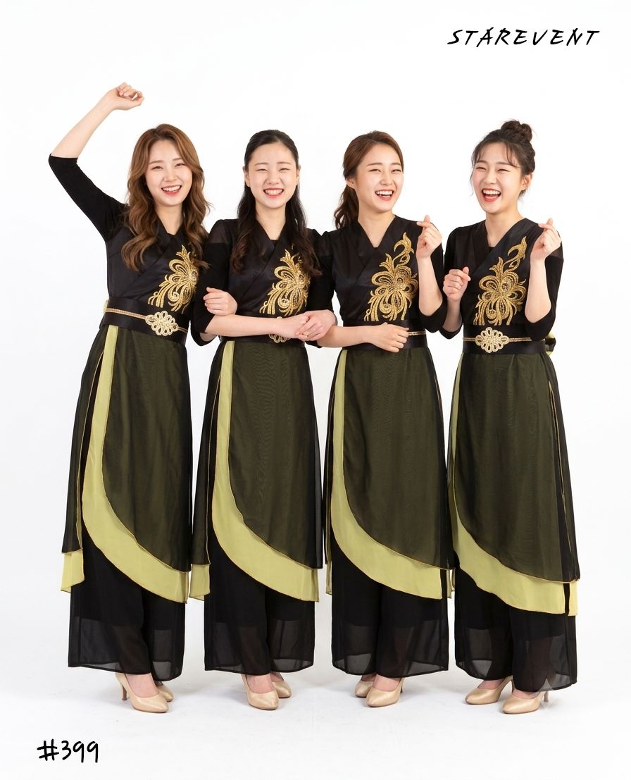난타399(쾌자,허리띠만) 착용