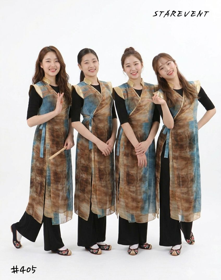 난타405(쾌자,허리띠만) 착용