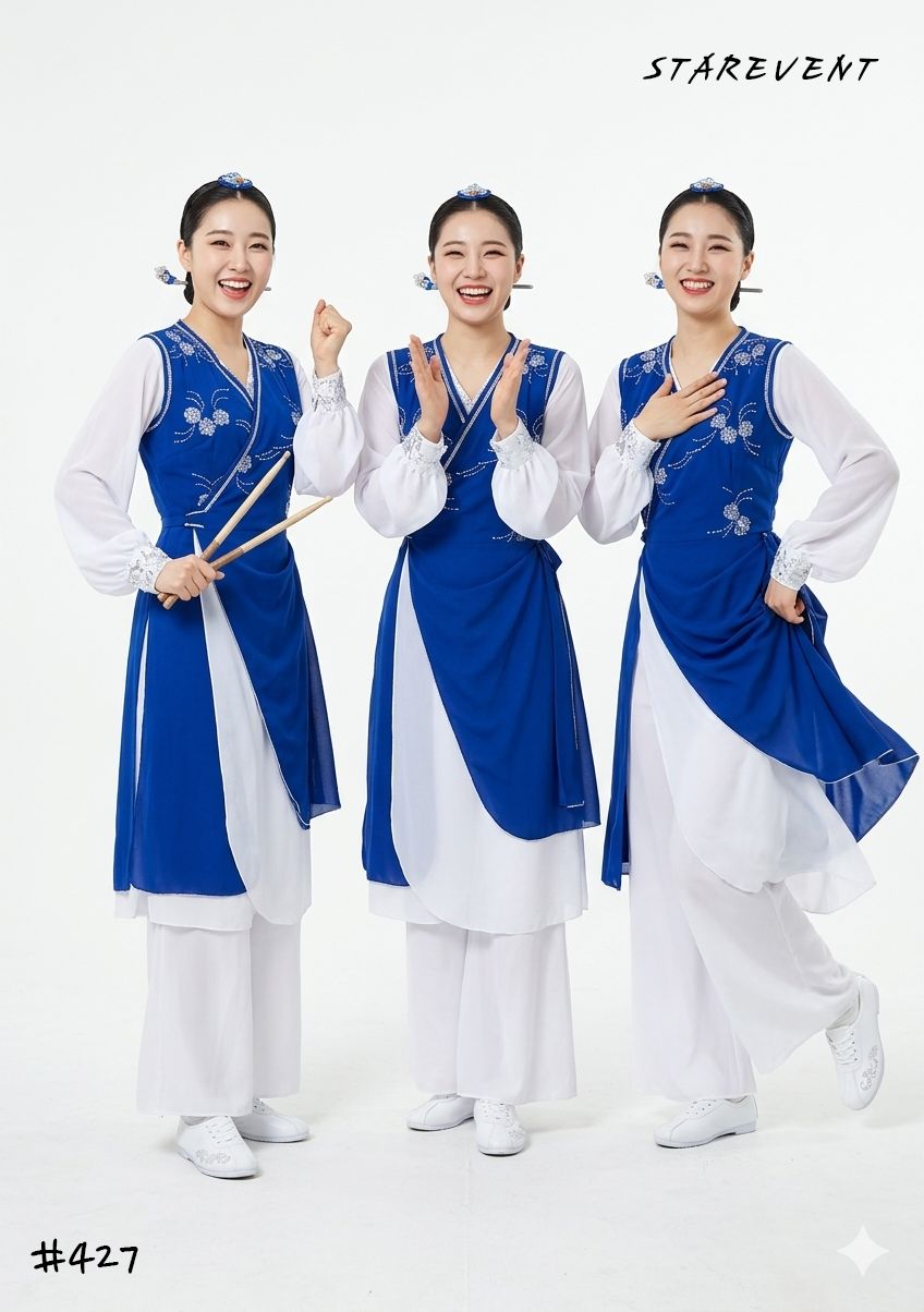 난타427(쾌자,허리띠만) 착용