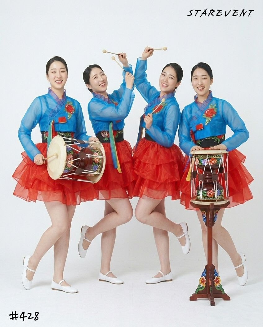 난타428(2단치마,저고리) 착용