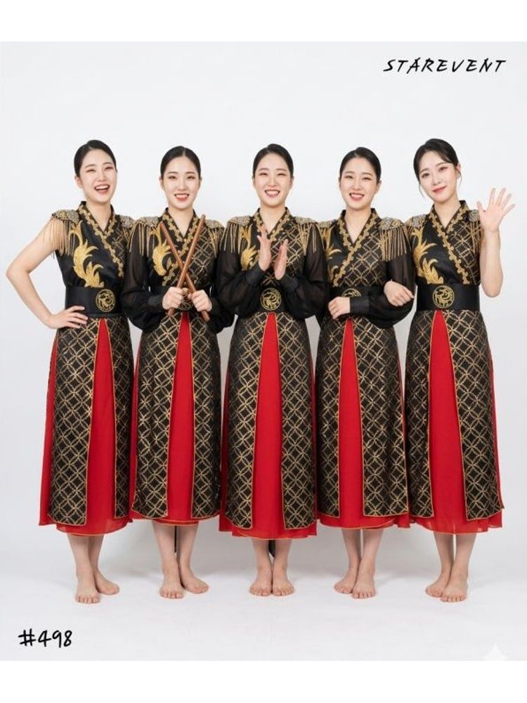 난타498(쾌자,어깨견장,허리띠만)