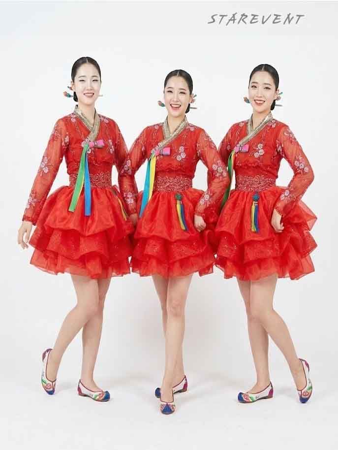 장구난타한복저고리원피스517 착용