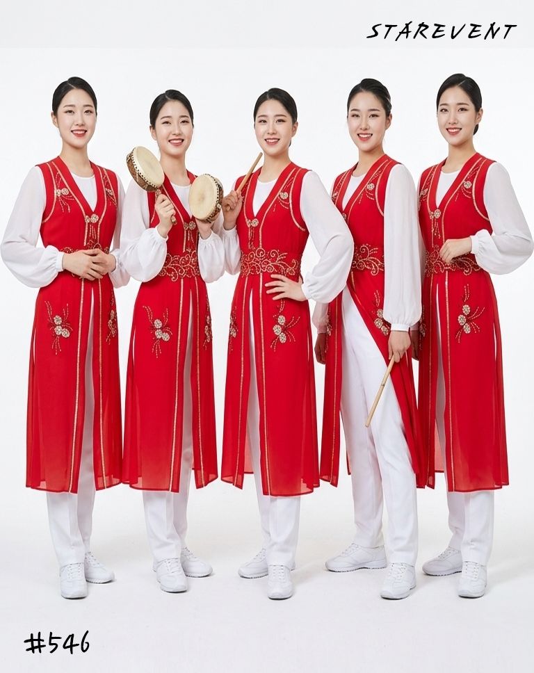 난타546(쾌자,허리띠만) 착용