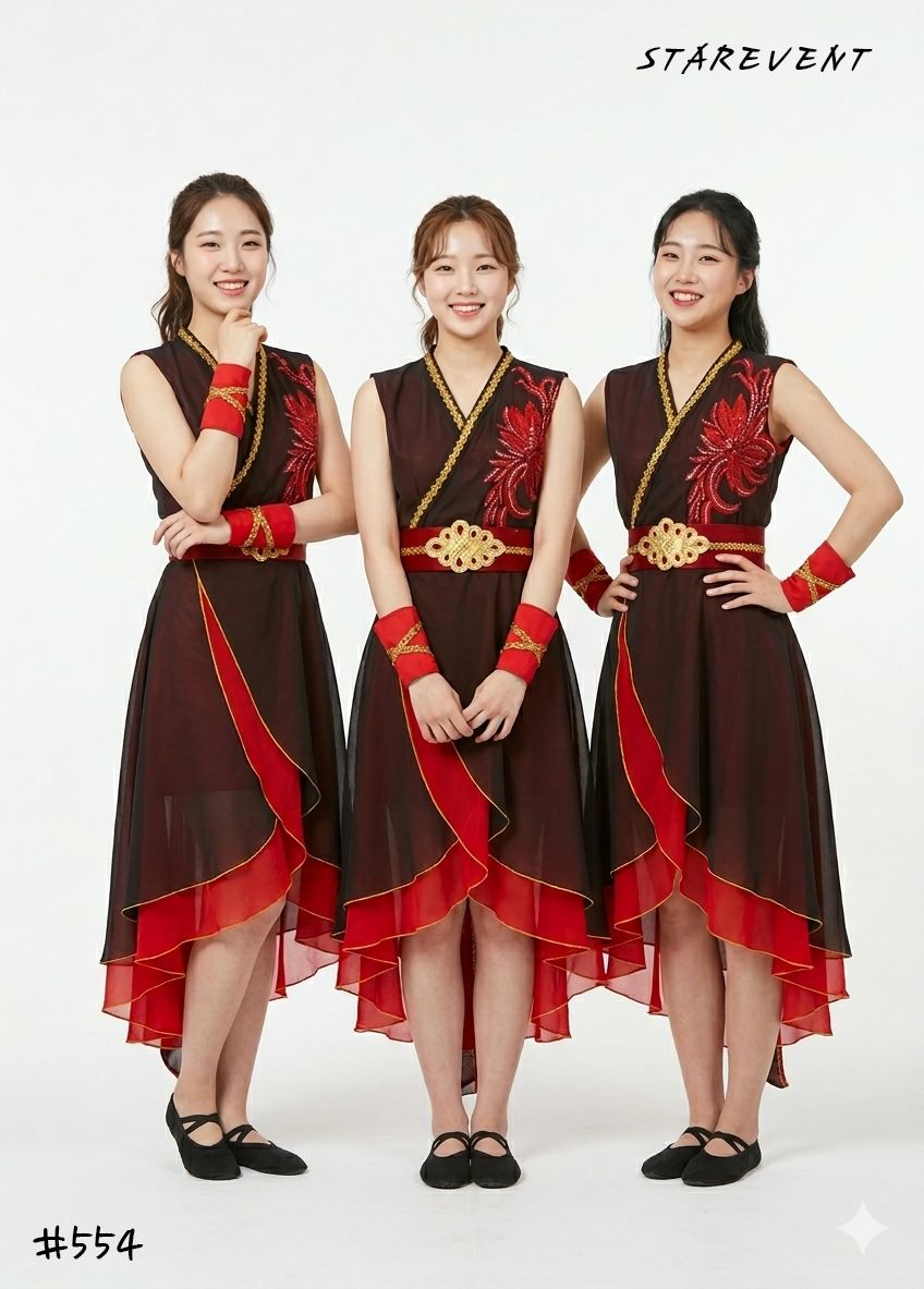 난타554(쾌자,허리띠만/아대별도) 착용