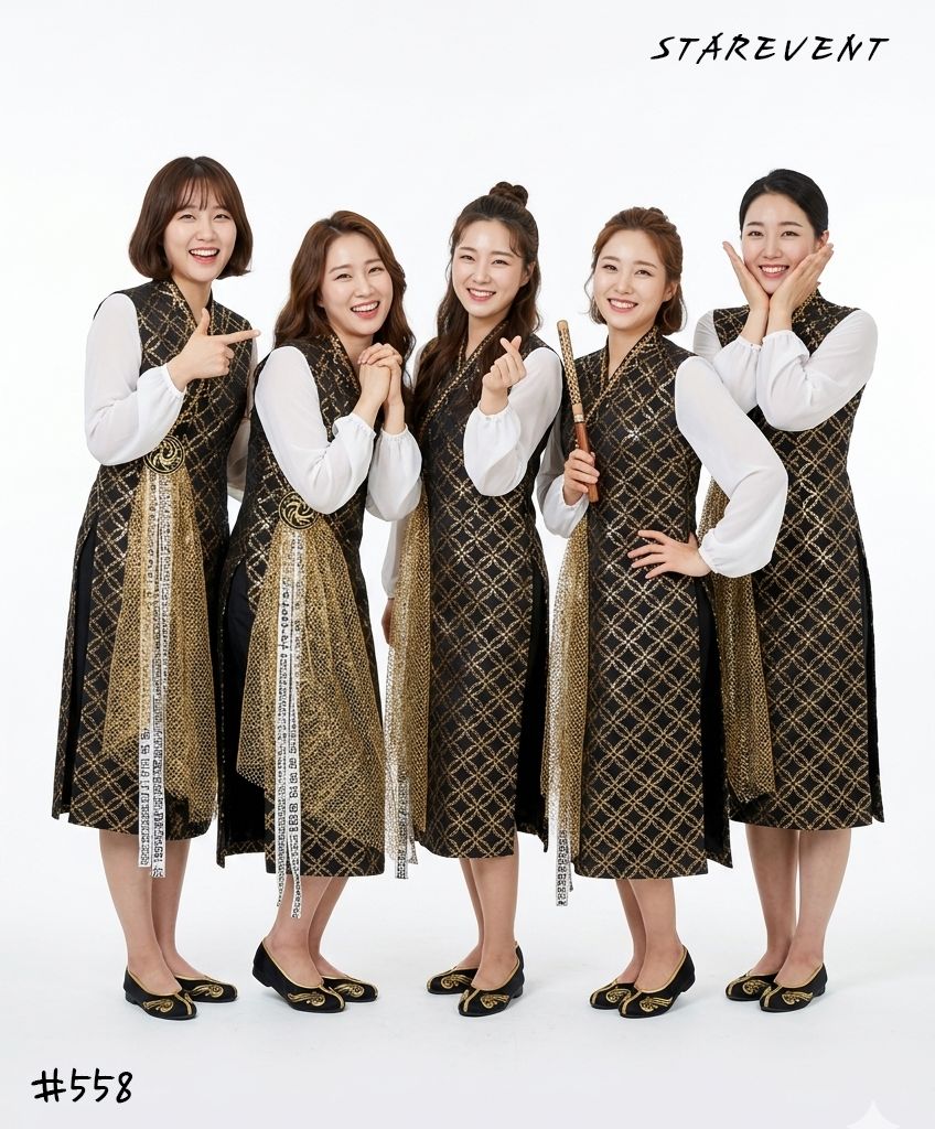 난타558(쾌자) 착용