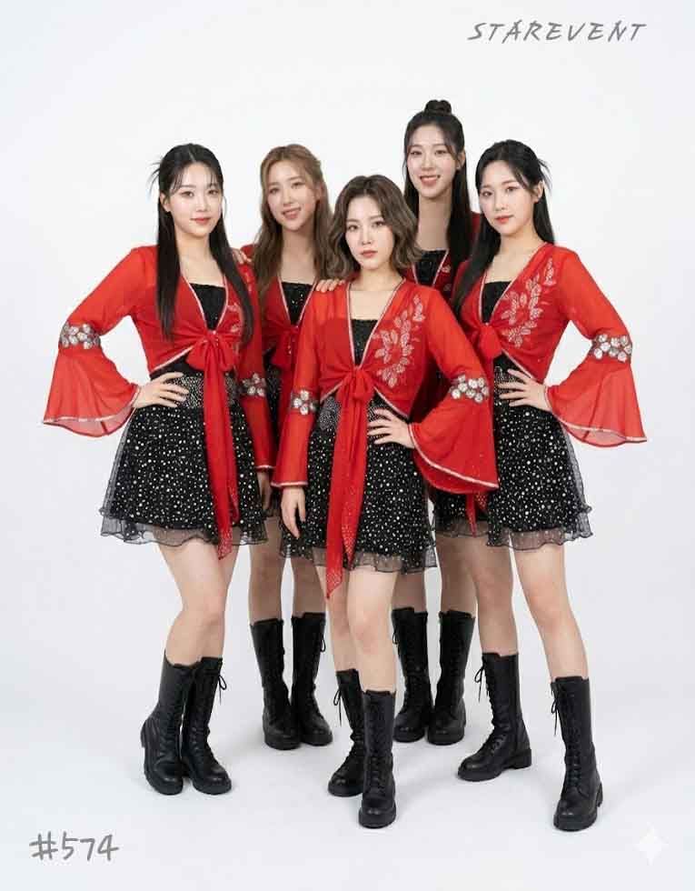 난타574(쉬폰 심플레드블라우스) 착용
