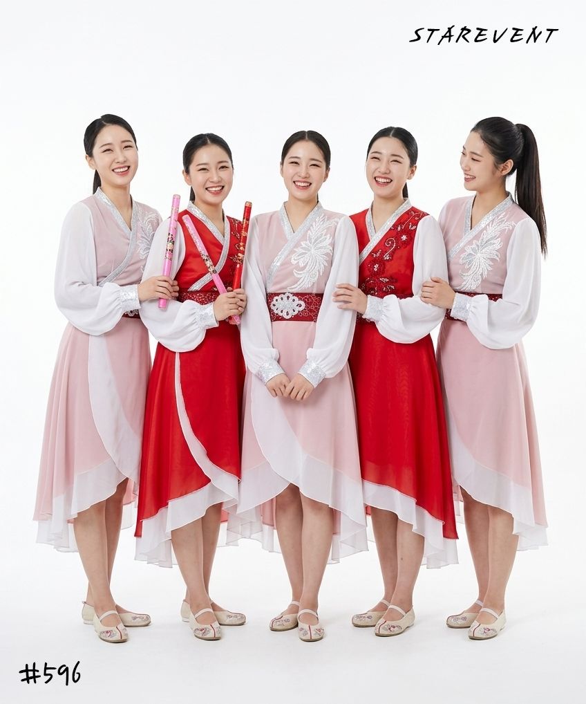 난타596(양면쾌자,허리띠만) 착용