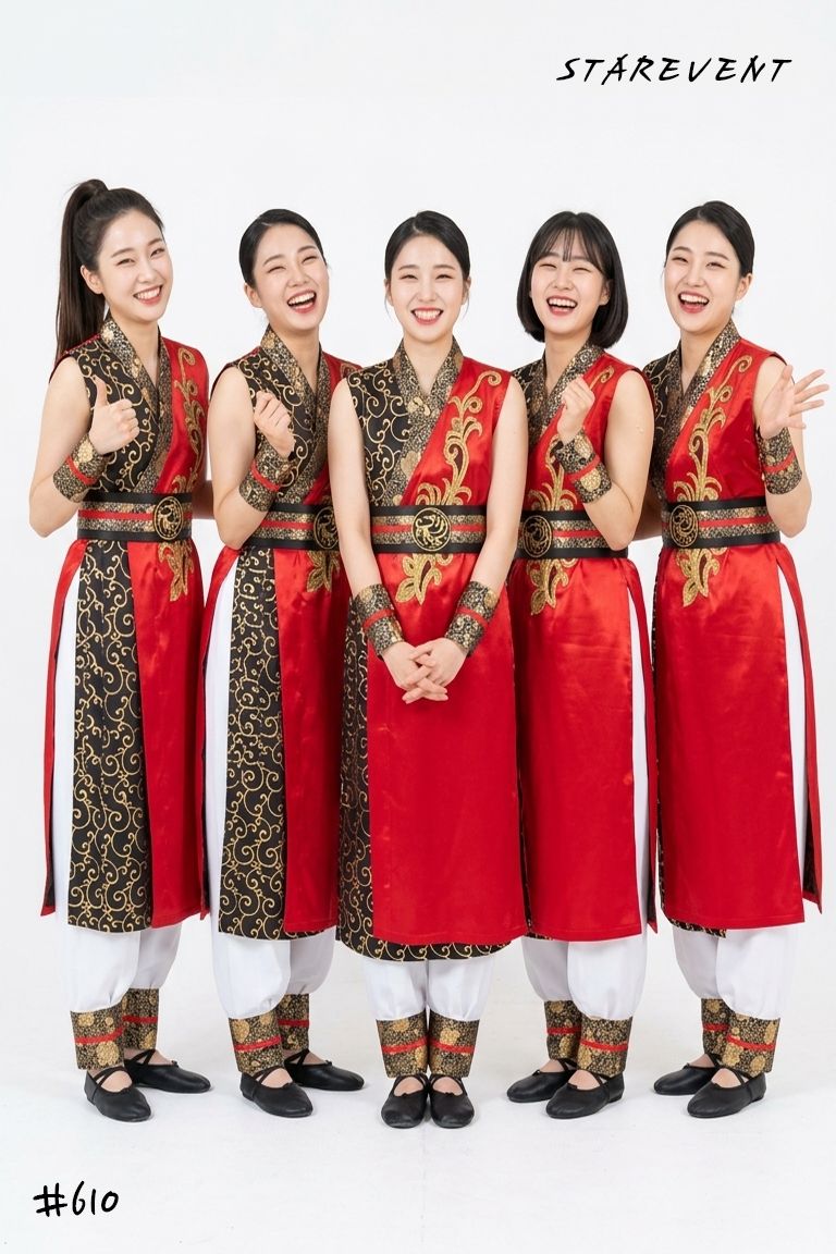 난타610 (쾌자,허리띠/민복별도) 착용