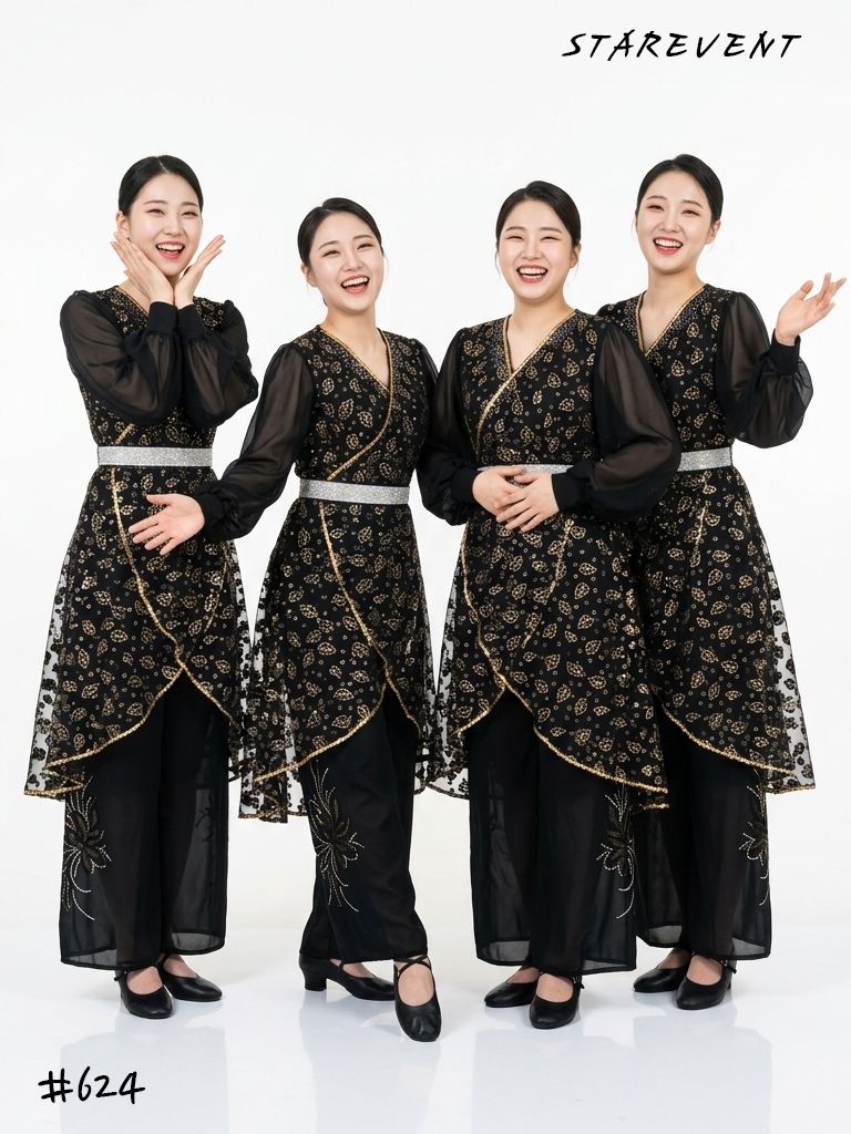 난타624(쾌자,허리띠만) 착용