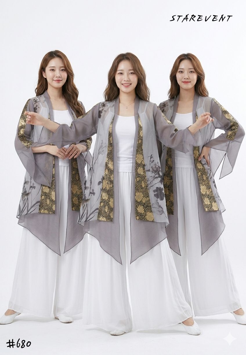 난타680 (수묵화저고리(블랙) 착용