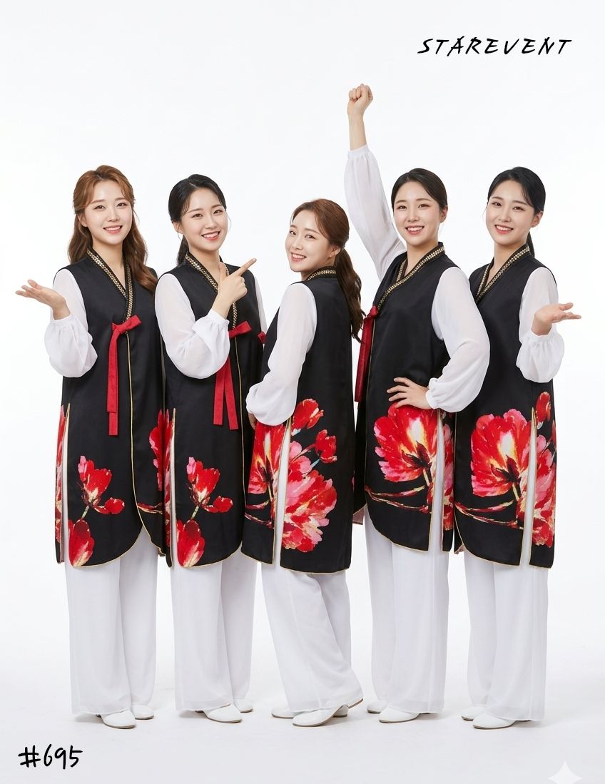 난타695(쾌자만) 착용