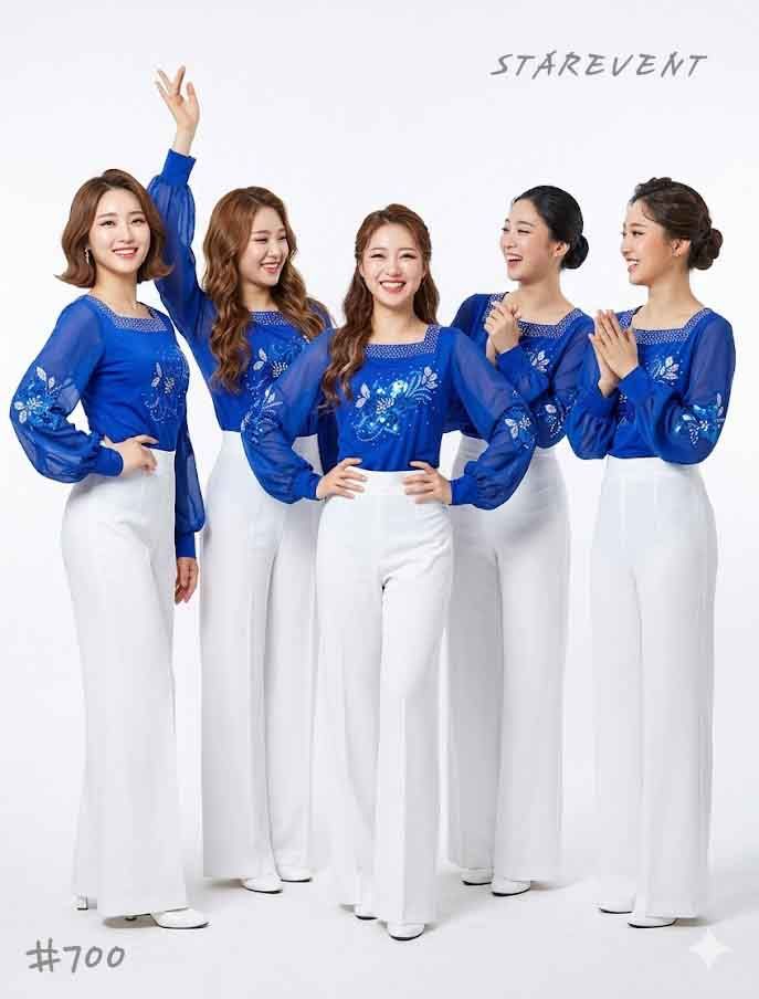 난타700(스퀘어넥블라우스) 착용