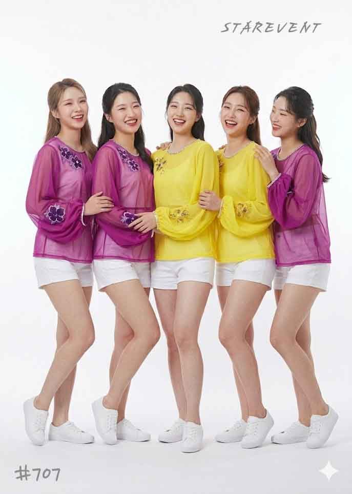 난타707 착용