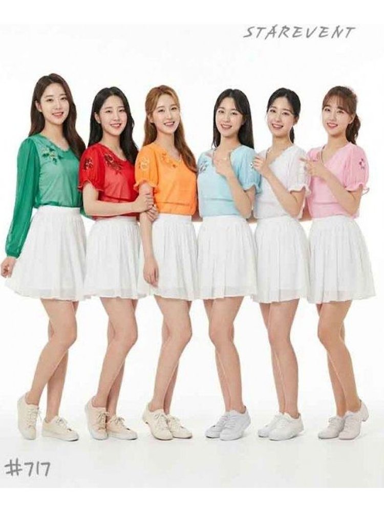 난타717(프릴반팔망사블라우스)