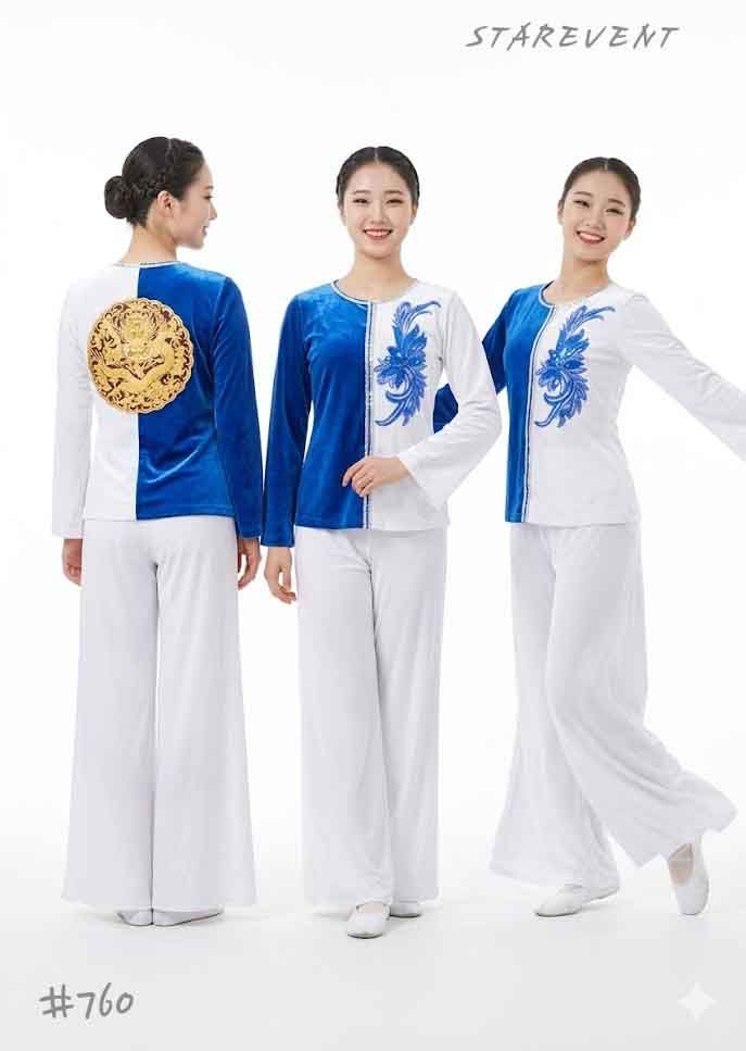 난타760(벨벳반반블라우스) 착용