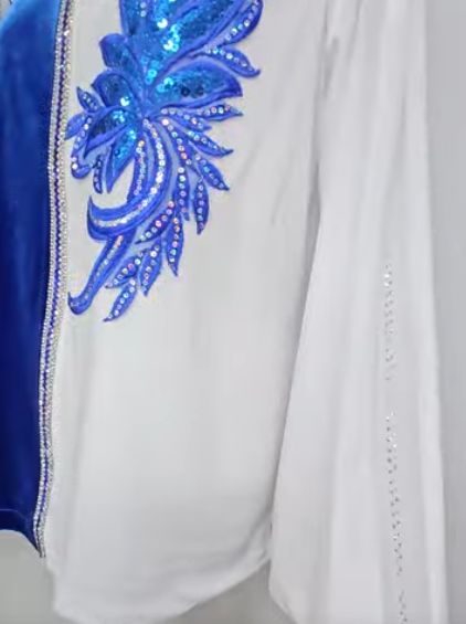 난타760(벨벳반반블라우스) 상세 2
