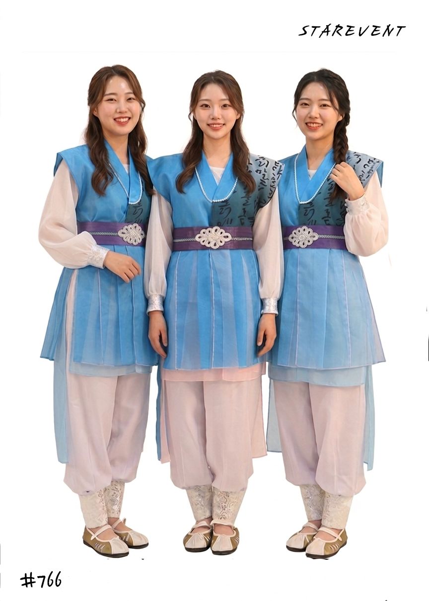 난타766(쾌자,허리띠) 착용
