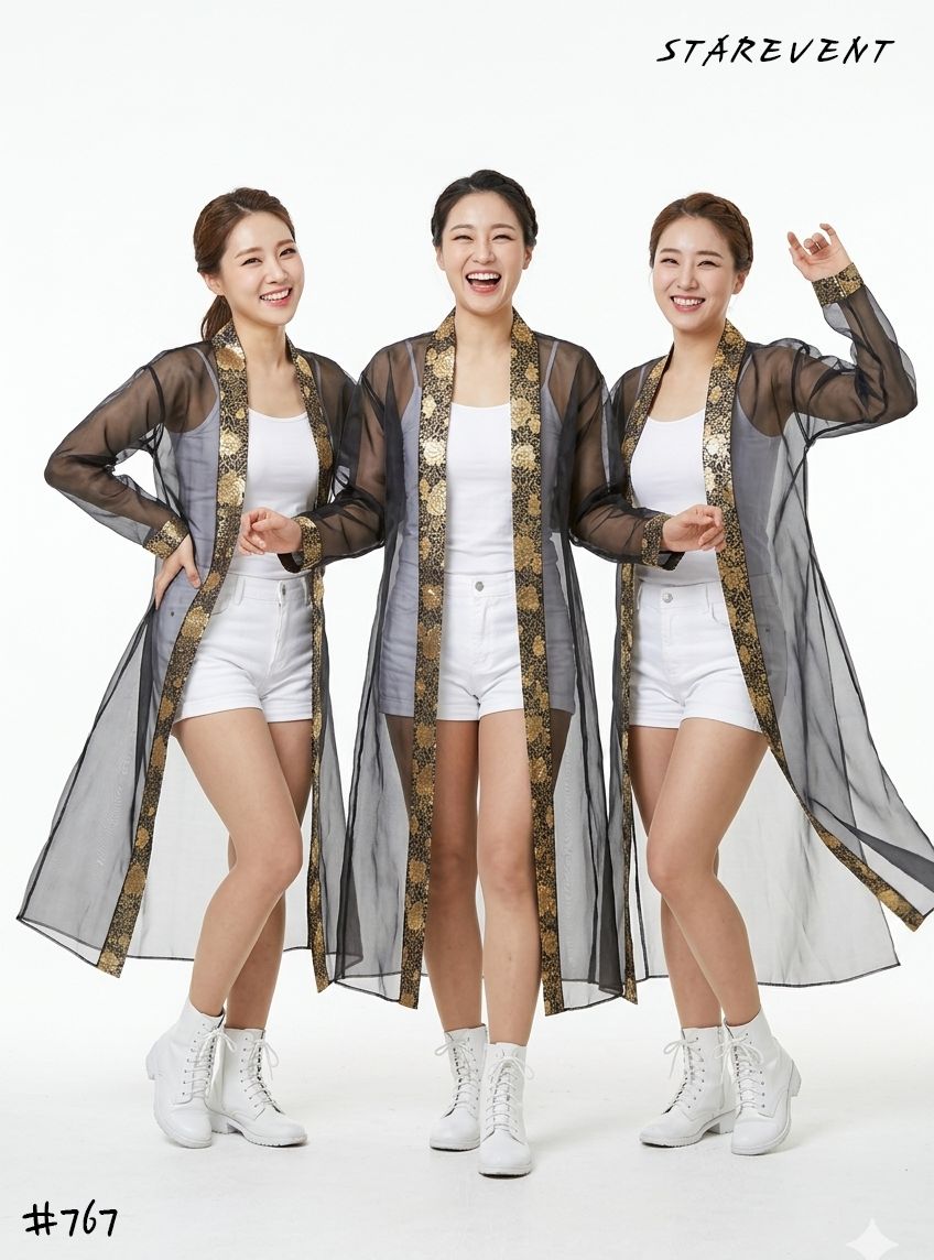 난타767 착용
