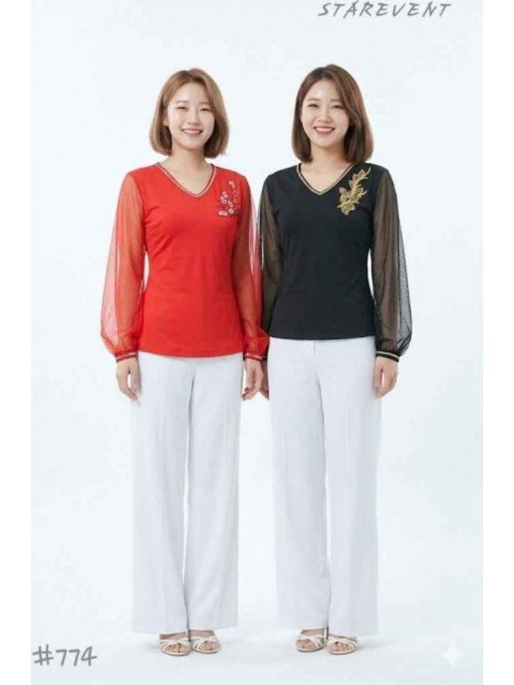 난타774(스판블라우스)