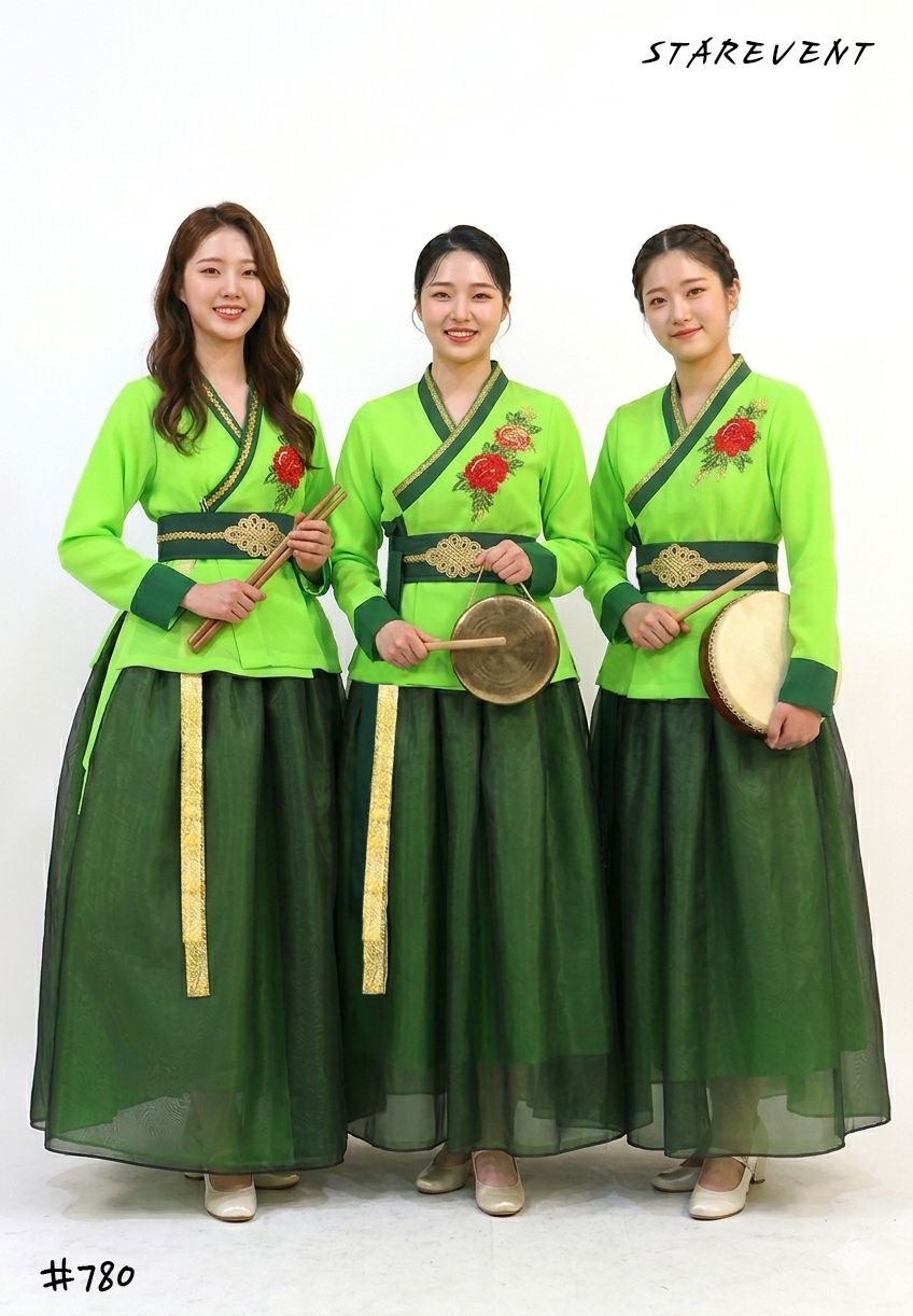 난타780(쾌자,허리띠) 착용