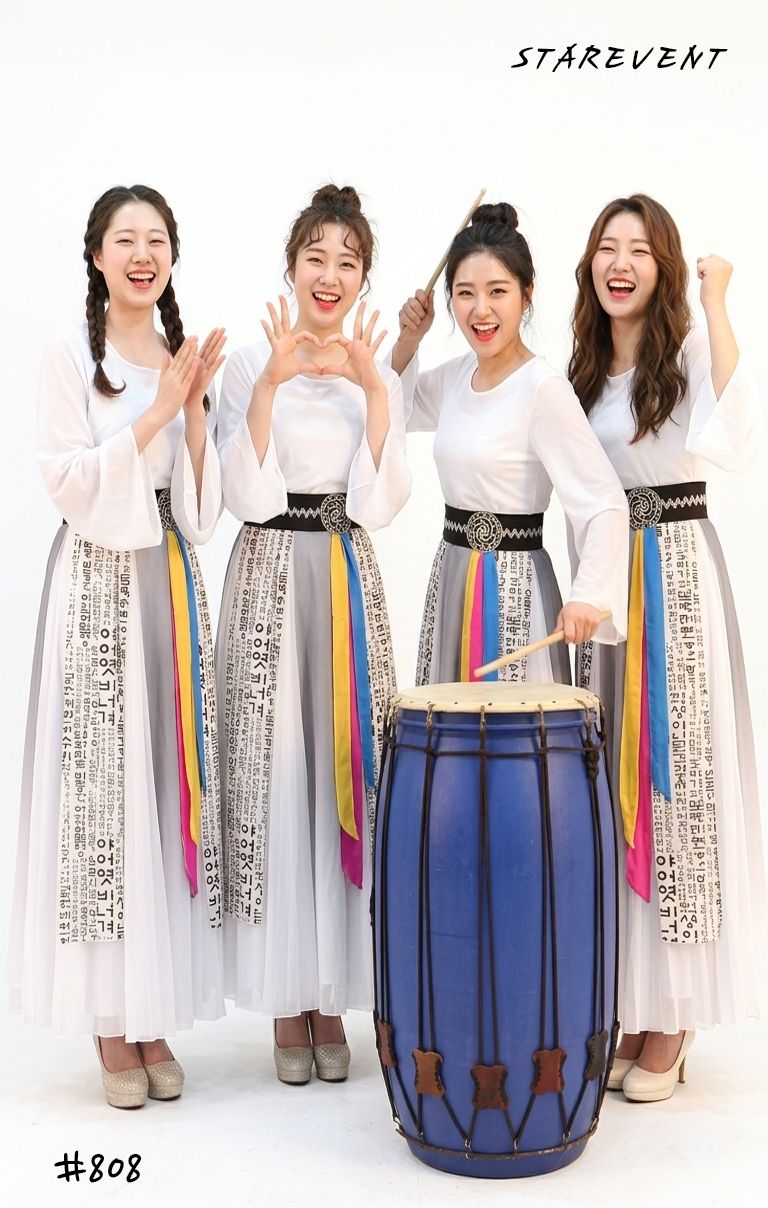 난타808 착용
